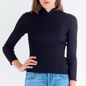 Ganni Romilly Blouse in Black, Size S